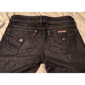 SOLD Vintage Hudson Y2K  Low Rise Carly Flap Straight  Jeans 26